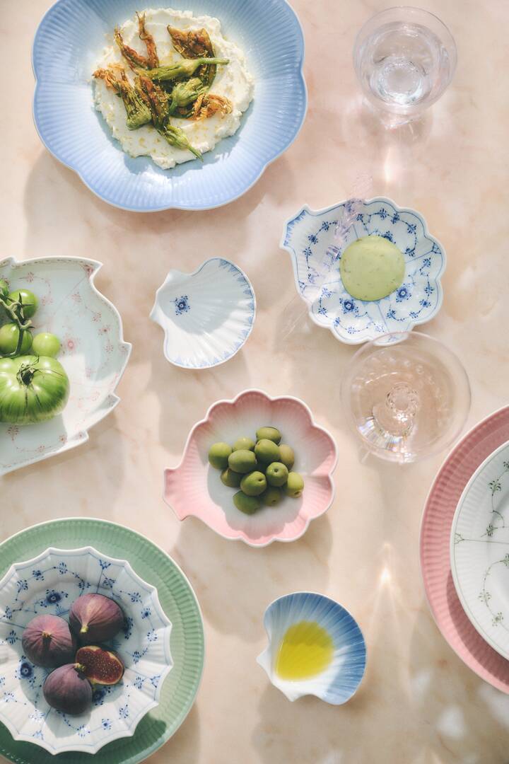 Iris fad, Koral - L16 cm